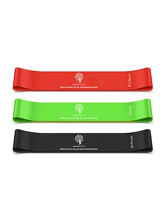HUMANWERKSTATT | Set de 3 bandes de fitness |